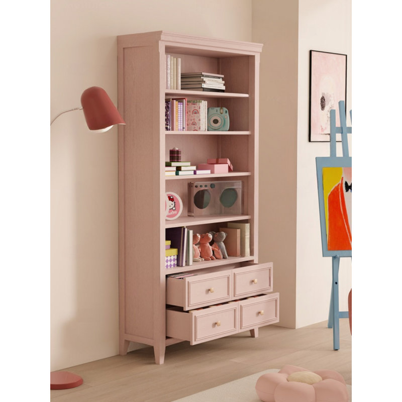 Vitrine française rétro et simple rose