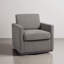 Upholstered Swivel Armchair-1711630850