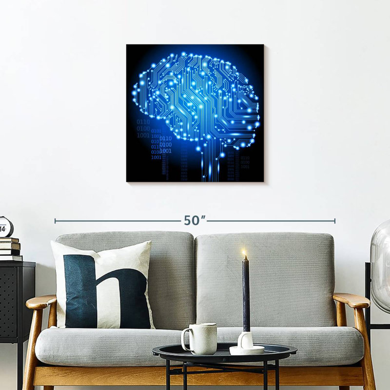 Keiri Cyborg Brain, H 24 po x l 24 po