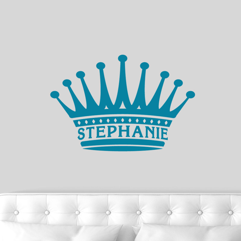 Abstract Wall Decal, Yes, Teal