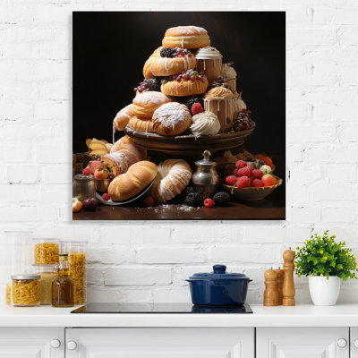 Sweet Pastries III sur impression sur toile