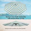 Parasol de remplacement pour terrasse 8 pi