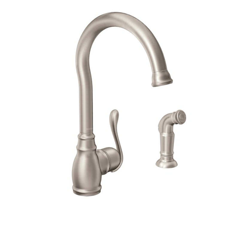Anabelle Single Handle Kitchen Faucet with Side Spray
