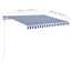 Auvent de patio rétractable en polyester VidaXL-99455887-99455889