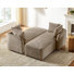 Chaise longue moderne rembourrée (ensemble de 2)