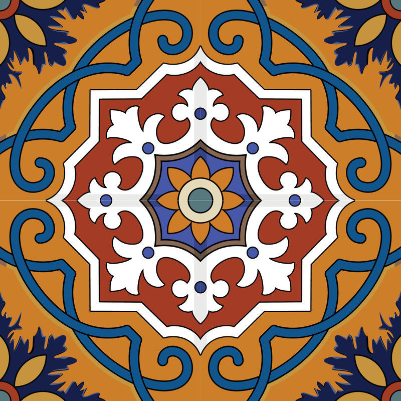 Carreau de mosaïque pelez et collez, L 12 po x L 12 po