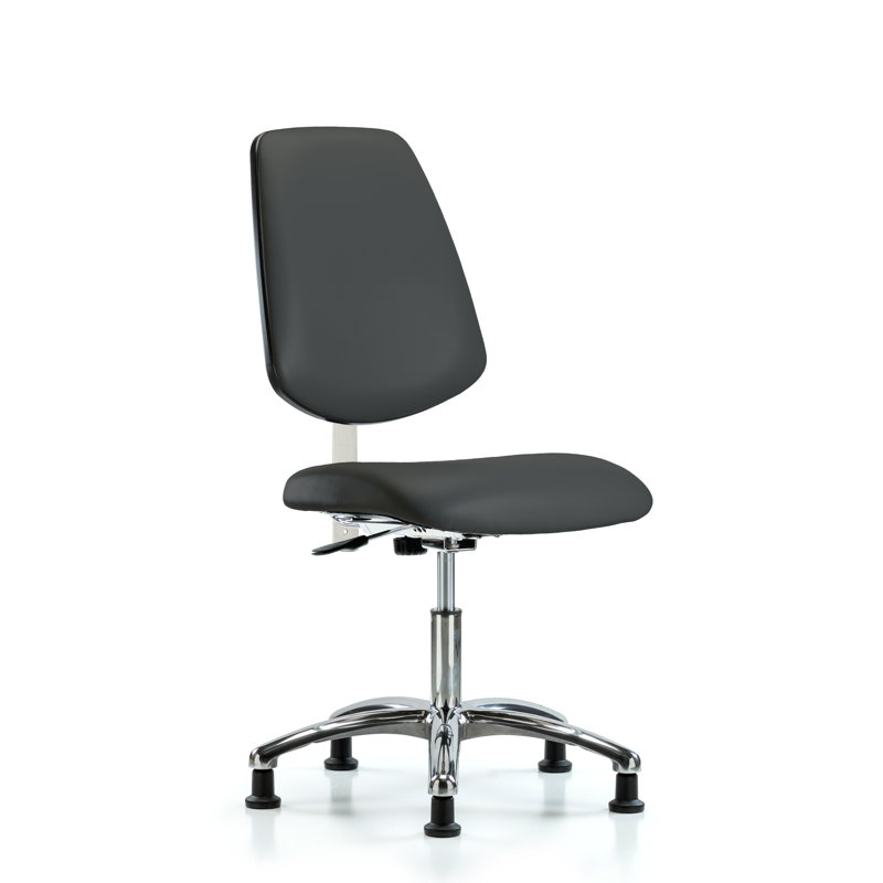 Chaise de travail Evie, Anthracite, Patins, Non inclus