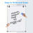 Portable Magnetic Dry Erase Board, Tripod Magnetic Whiteboard with Flipchart Hooks-117138166-117138167