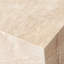 Table de cocktail rectangulaire Ark en marbre beige véritable-100761614
