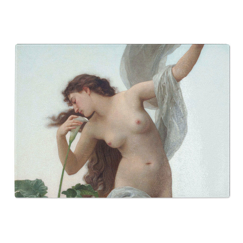 Laurore by William Adolphe Bouguereau Chopping Board, 0.4cm H x 20cm W x 28.5cm L