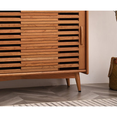 Grille Door Shoe Storage Cabinet