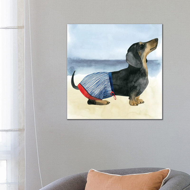 Hot Dog IV 1 Piece Wrapped Canvas Painting, 66.04 cm H x 66.04 cm W