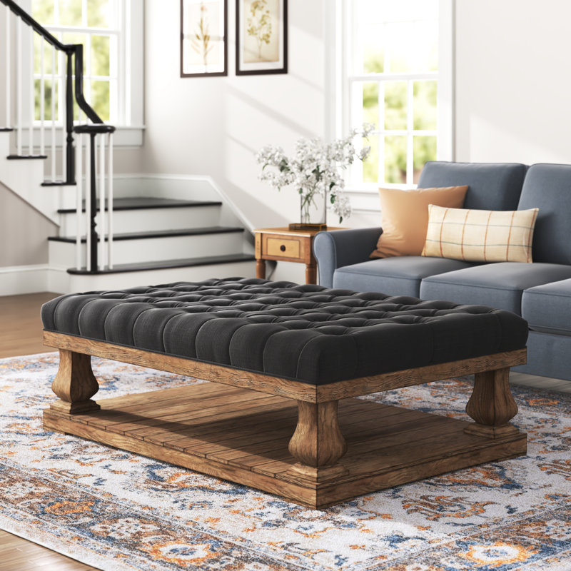 Table basse avec rangement Gowans, Gris foncé