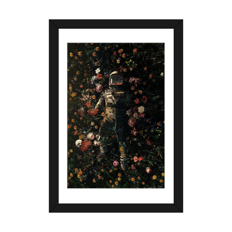 «Garden Delights» par Nicebleed, impression sur toile tendue, Cadre noir en coin ouvert, H 32 po x l 24 po x P 1 po