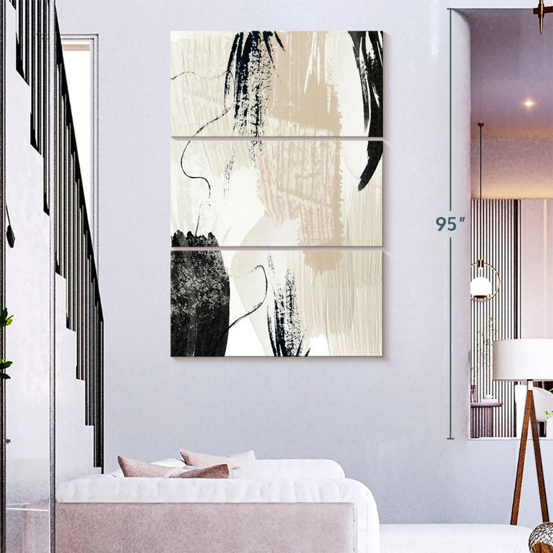 Avery Brush Strokes VIII, 74" H x 48" W