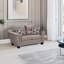 Canapé et causeuse en tissu Beeston, taupe-122099488