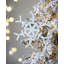 Wood Snowflake Ornament - White-985374003