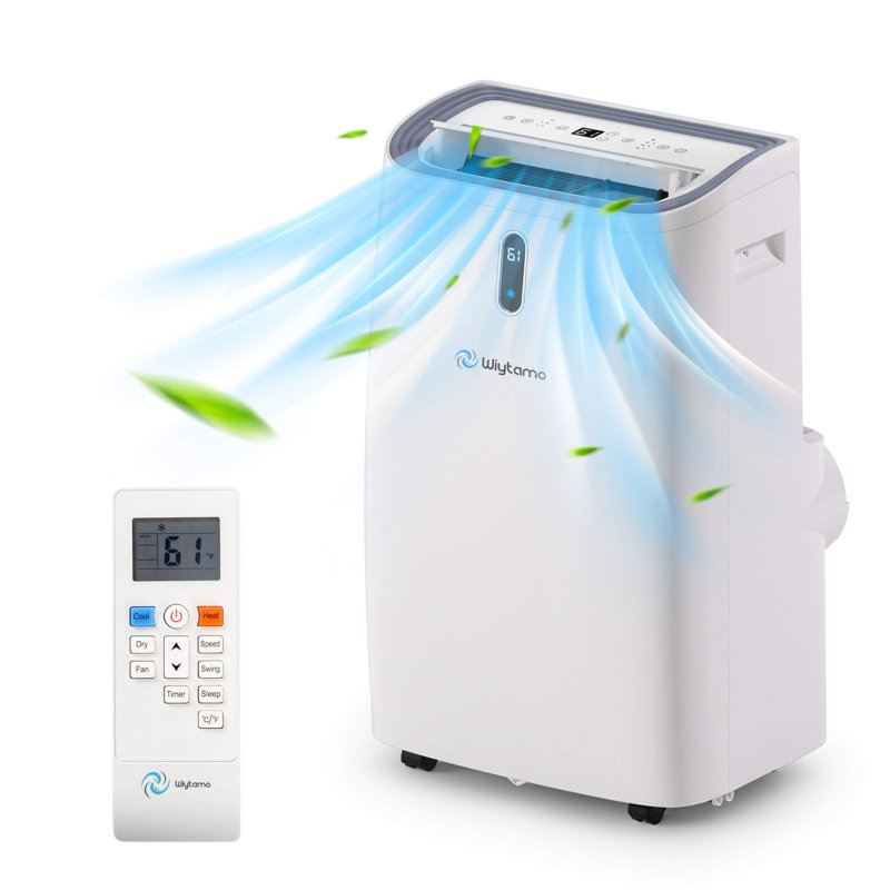 Wiytamo 14000 BTU Portable Air Conditioner for 700 Sq. Ft. with Heater and Remote Included