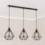 3 - Light Matte Black Pendant-924190441