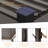 Metal Louvered Pergola with Solar LED-105653506