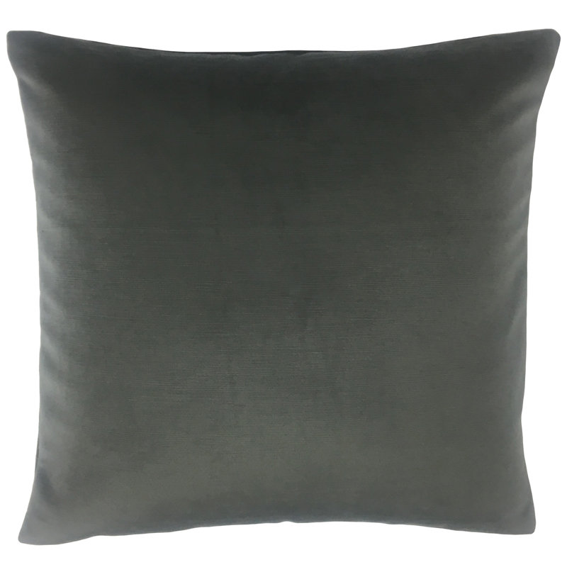 Reversible Throw Pillow, 20" x 20", Gray