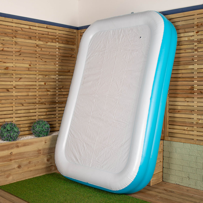 2.6M X 1.7M Jumbo Rectangular Inflatable Garden Paddling Water Pool, 48cm H x 260cm W x 170cm L