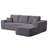 Spacious 104" Modular Sofas, Plush Fabric Modern Living Room Couch