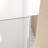 30"X 72" Shower Door Aluminum Frame, Half Frame ,1/4"(6Mm) Tempered Glass Explosion Proof Film,Stainless Steel Handle-123404402
