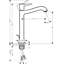 Hansgrohe Metropol Classic Single-Hole Faucet 260 with Drain Assembly, 1.2 GPM-90856481