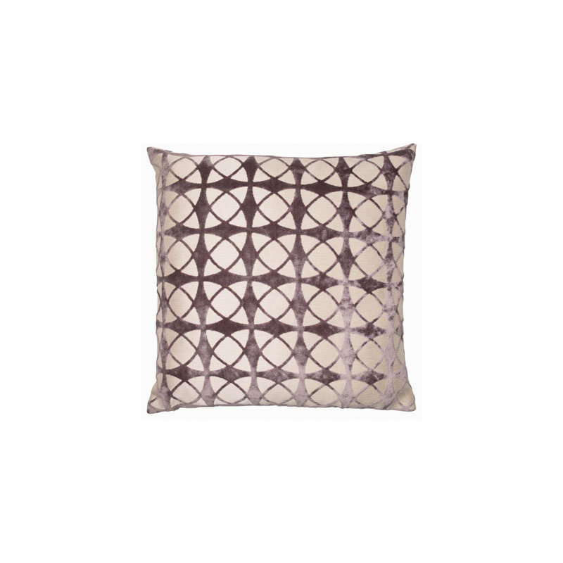 Braiden Geometric Square Throw Cushion, Grey