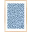 Periwinkle On Blue Grey By Michela Sorrentino - Framed Wall Art-273585220-273585242