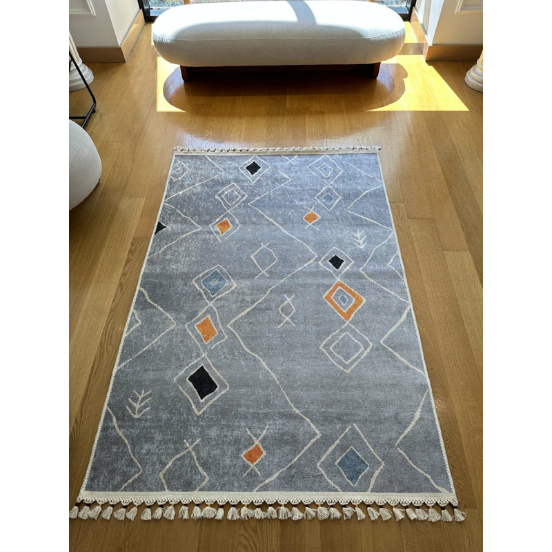 Tapis mathaï avec envers antidérapant, Rectangle 3 pi 11 po x 5 pi 11 po
