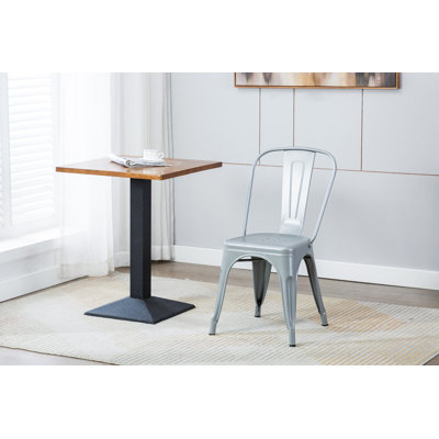 Wynn Premium All-Weather Wicker Outdoor Stacking Dining Side Chair with Cushion