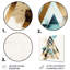 Décoration murale Triangle vert Boho I-1824407977