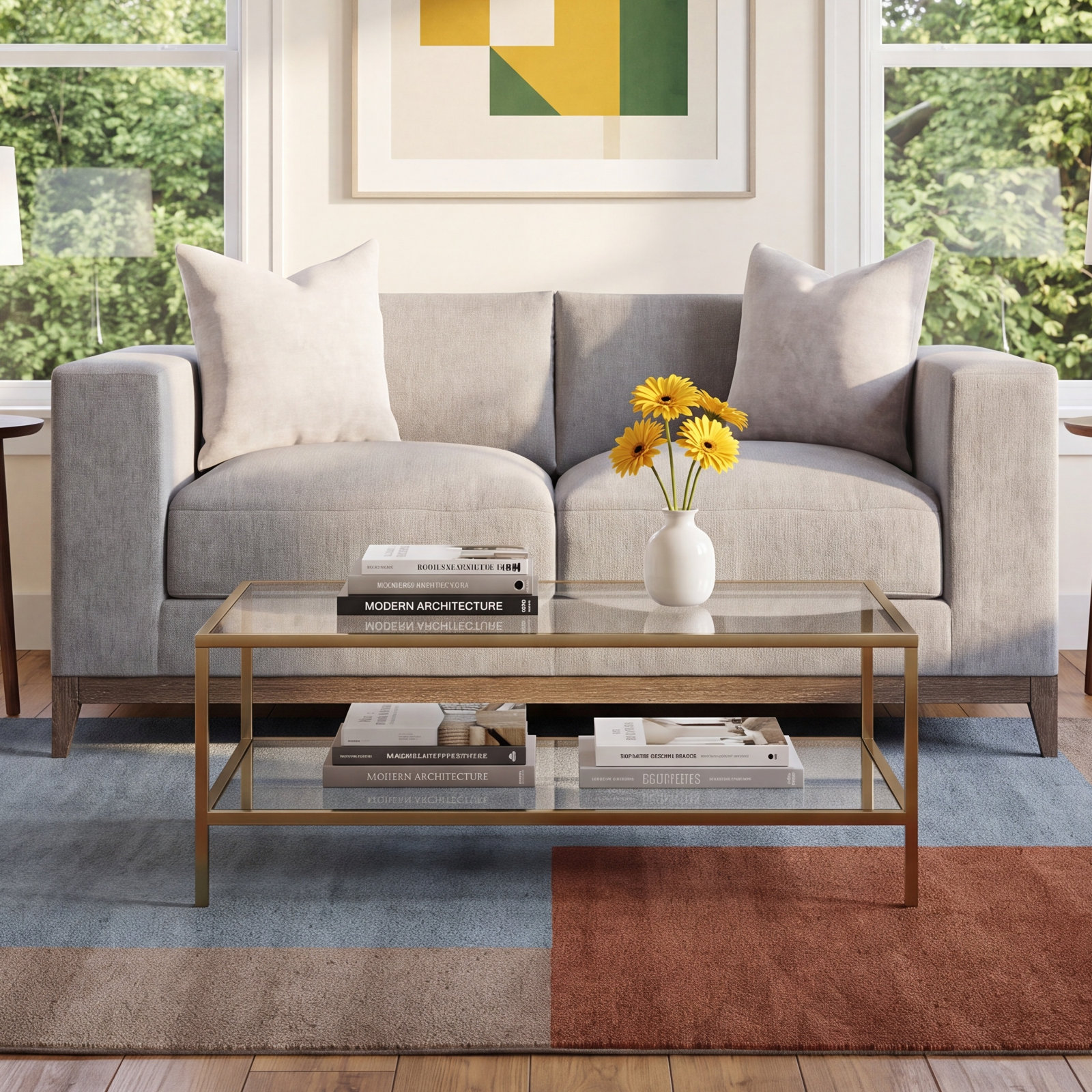 Noel 72.5'' Upholstered Loveseat, Gray