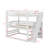 Full Size Triple Bunk Bed With Staircase-558399268
