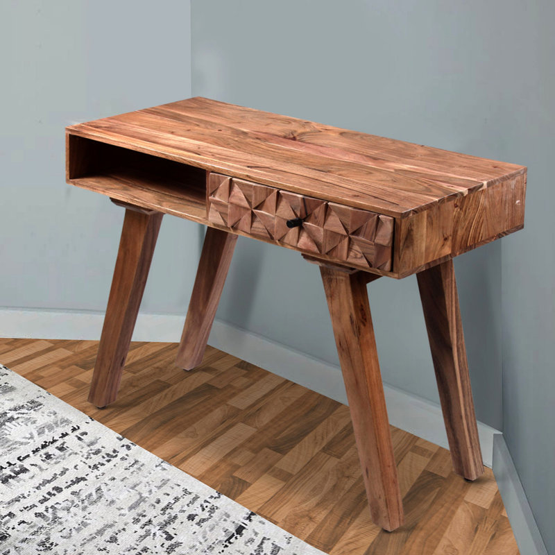 Bureau en bois d'acacia
