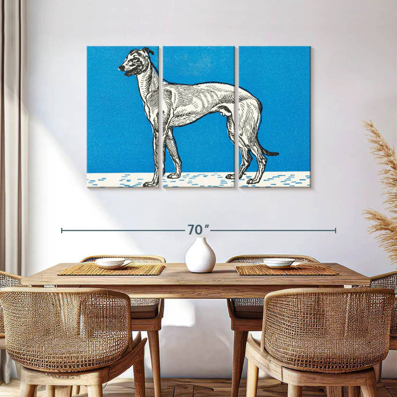 Brampt Greyhound III, 36" H x 57" W