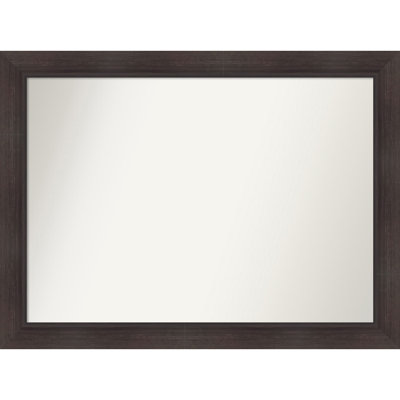 Sloped Non-Beveled Framed Wall Mirror