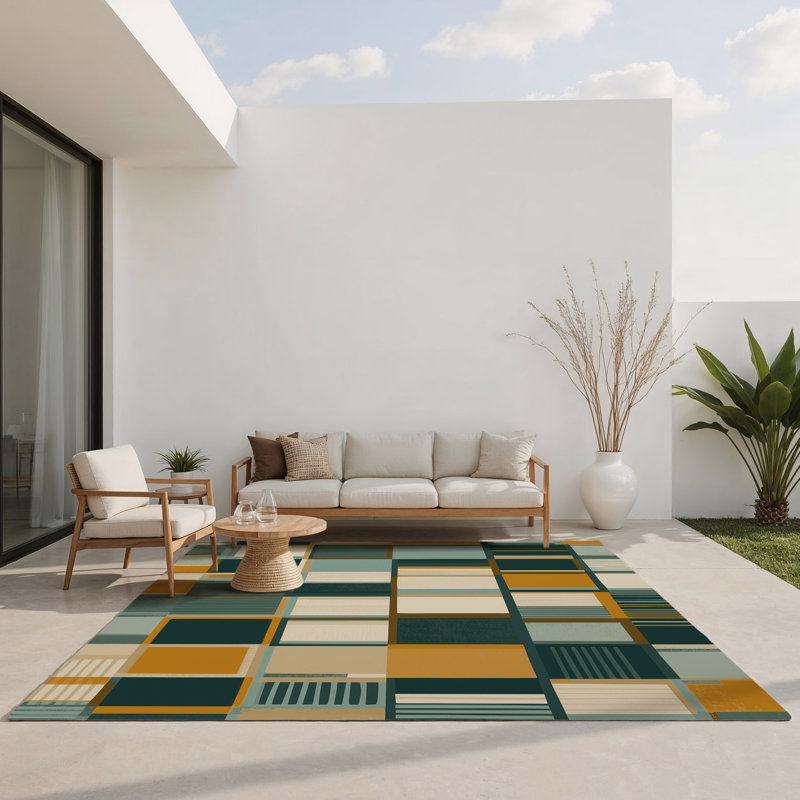 Tapis intérieur et extérieur Terra Spectrum, Rectangle 4pi x 6 pi