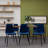 Kaydnce Upholstered Side Chair, Scoop-Back Curved Backrest, Foam Padded Seat w/Slim Legs-2024313377-2024313378