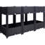 Lits de jardin surélevés en polypropylène: 47,2 po x 15,7 po x 27,7 po, noir, avec drainage pour légumes, fleurs, herbes, processus d'assemblage facile-1372168488-1372168486