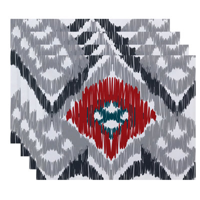 Feltner Polyester Geometric Rectangle Placemat