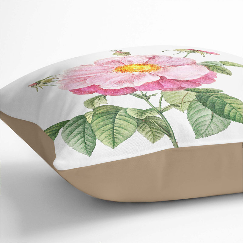 Square Throw Cushion, Stone, 55 x 55 cm