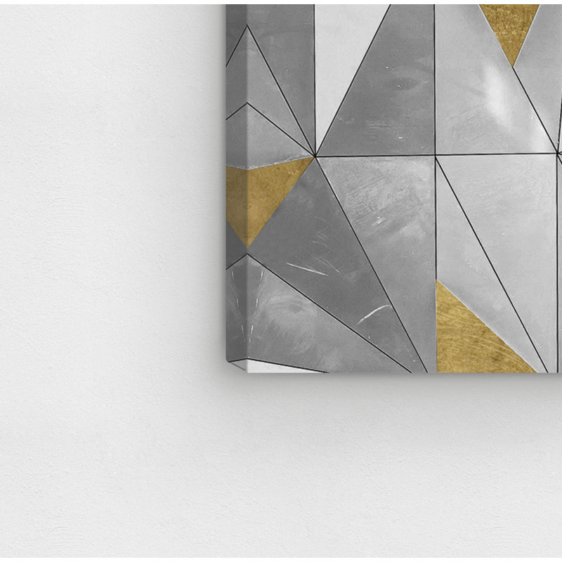 « triangulaire de la paroi », impression, Toile tendue, H 15 po x l 10 po