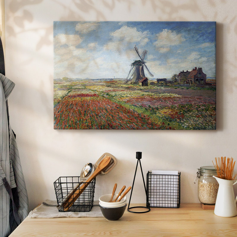 Tulipes d'Hollande - Toile tendue avec châssis, H 24 po x l 36 po