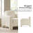 Werts 36" Modern Curved Chenille Armchair-1718797