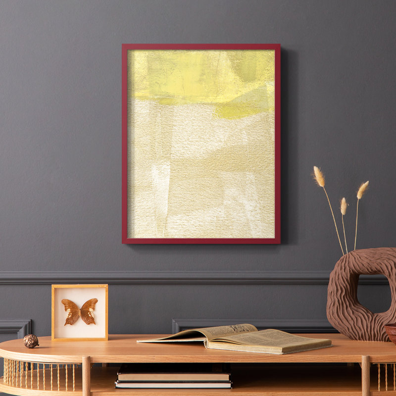 Vovere I Framed Print - Solid Wood, Red Single Picture Framed, 10" H x 8" W