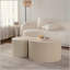 Table basse ronde en bois pour le salon et les petits espaces