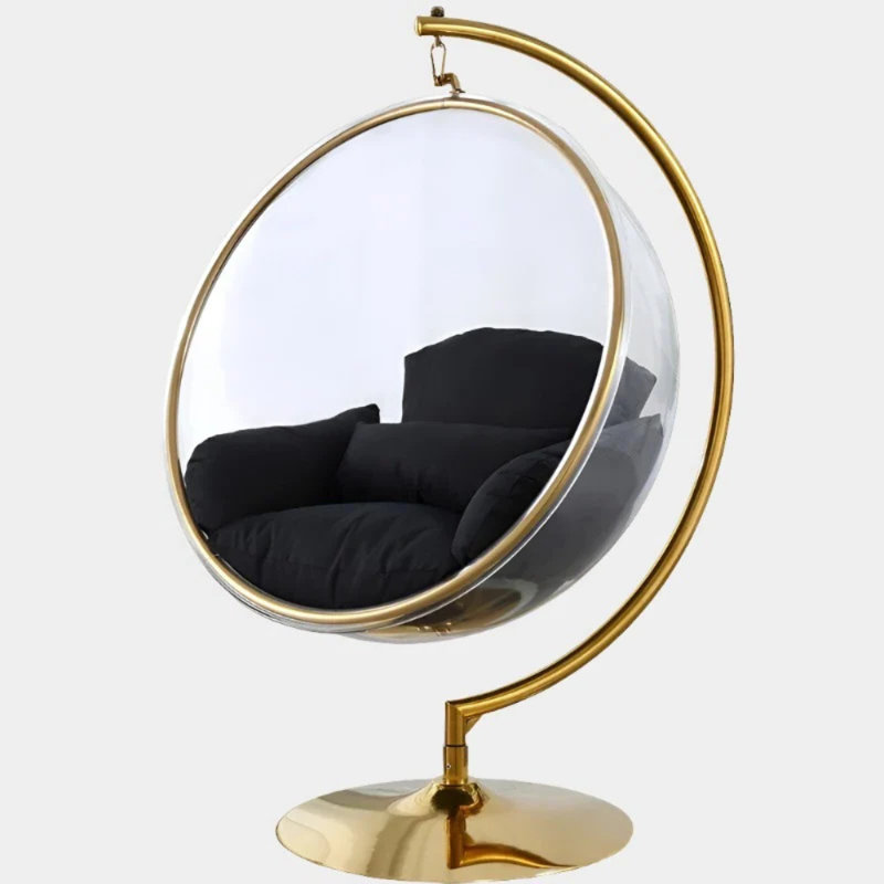 Selena Standing Lounge Chair, Gold